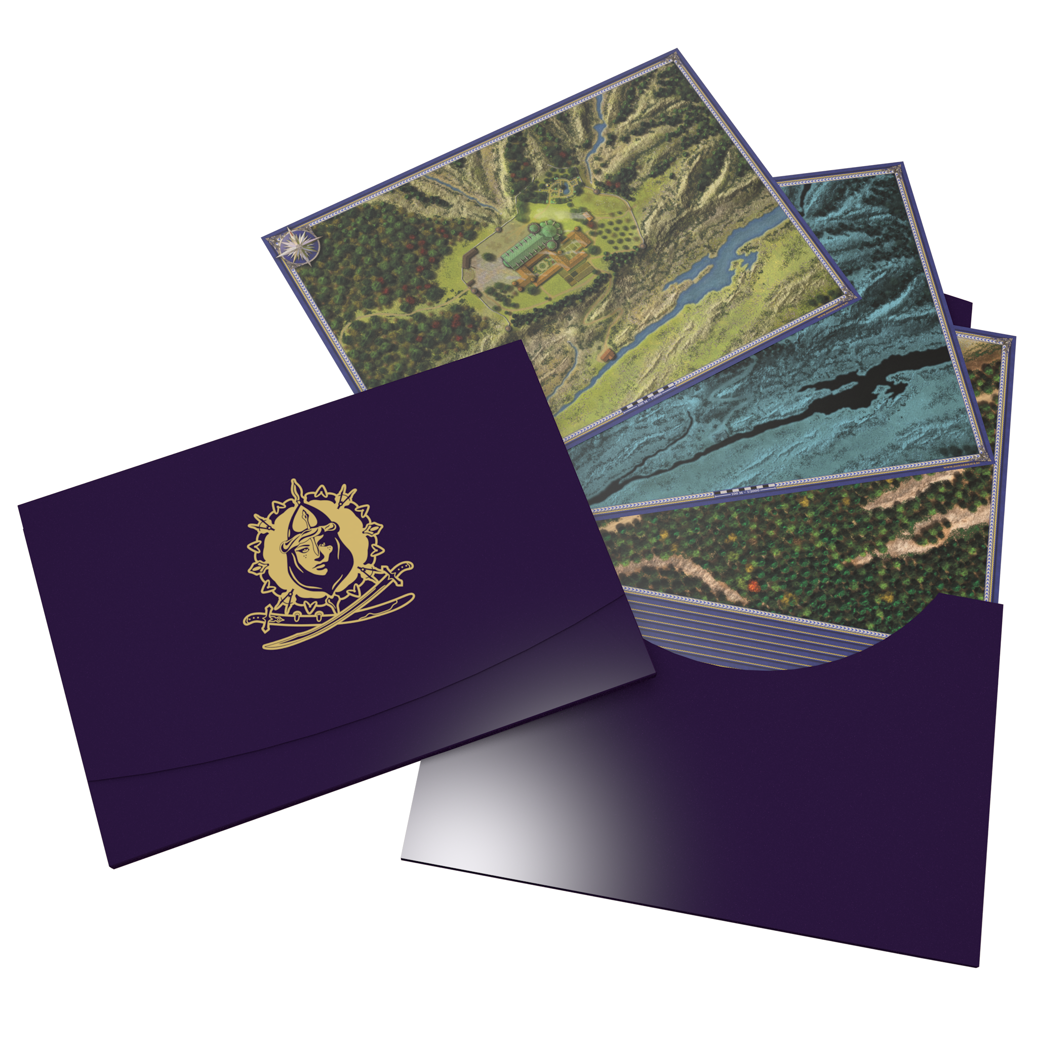Jannasaras Kartentasche – Goldene und Silberne Mappe