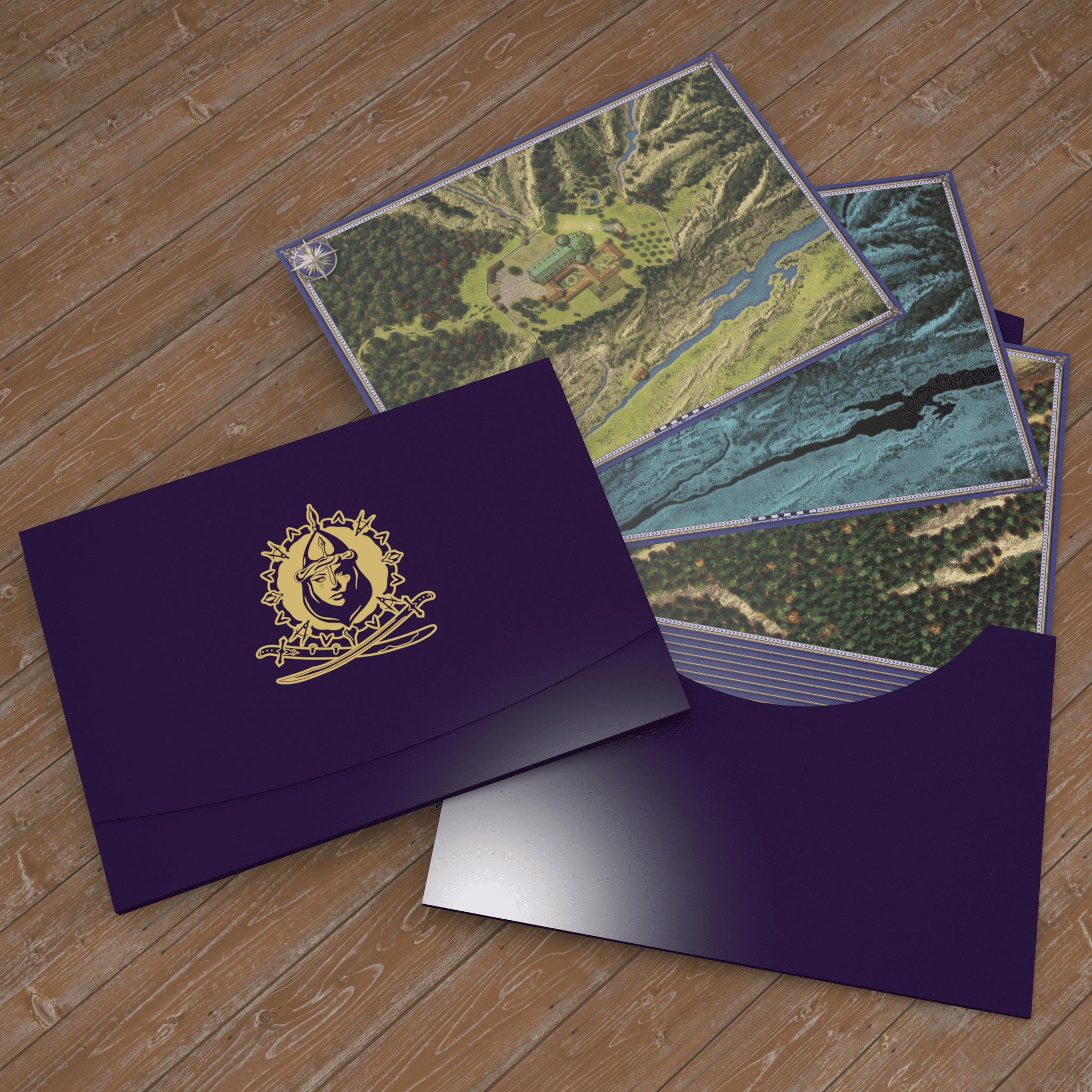 Jannasaras Kartentasche – Goldene und Silberne Mappe