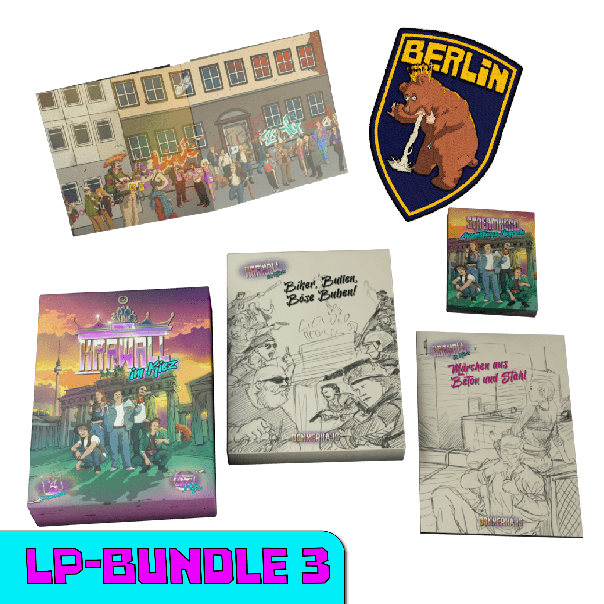 Bademeister-Unterstützerpaket | Krawall im Kiez LP